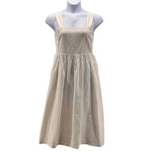 uniqlo beige dress Ladies Long beige dress by uniqlo size L with liner free shipping